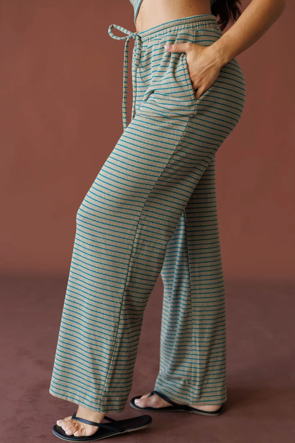 Striped Everyday Casual Pants