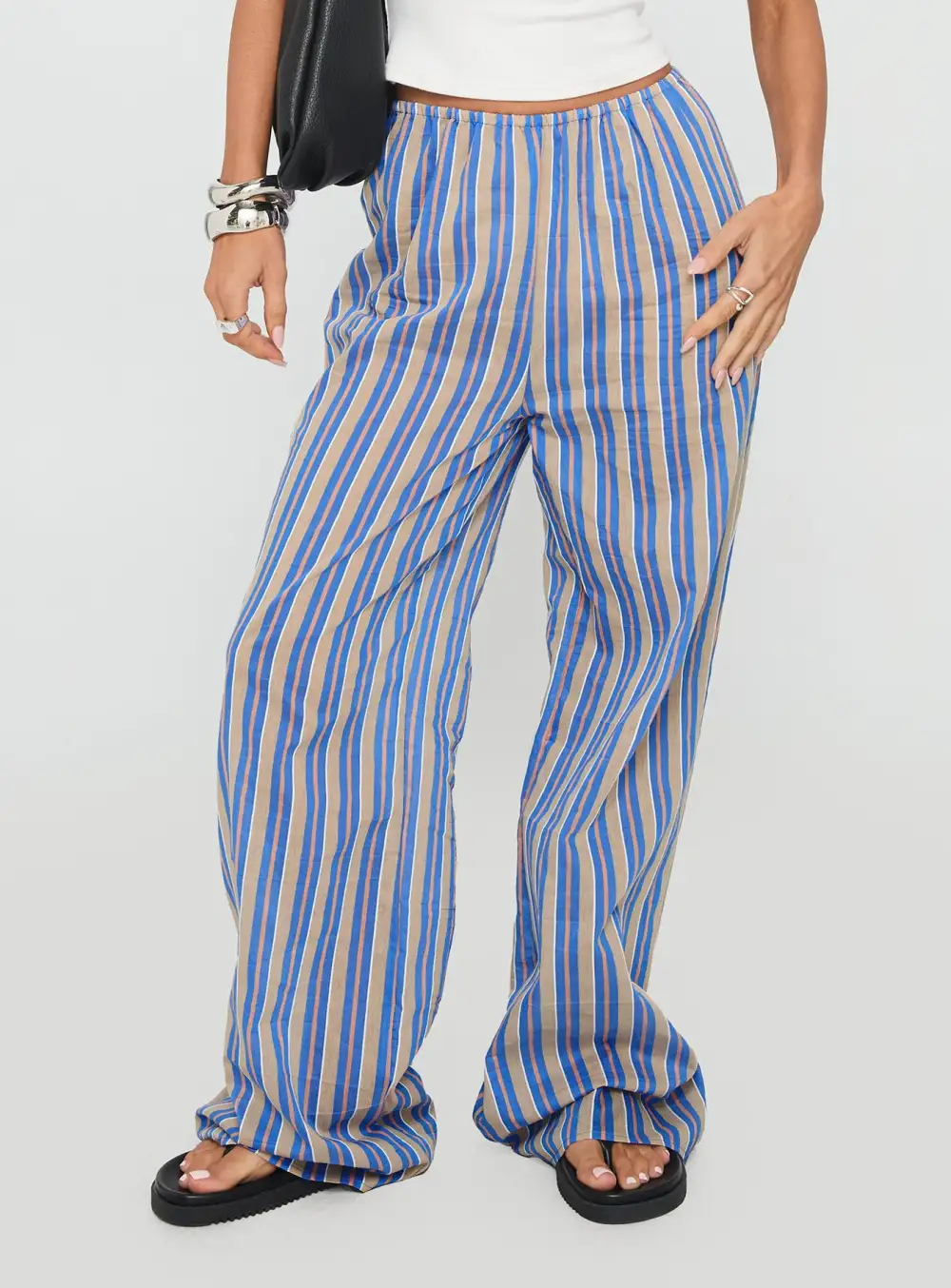 Limestone Wide Wide Leg Pants