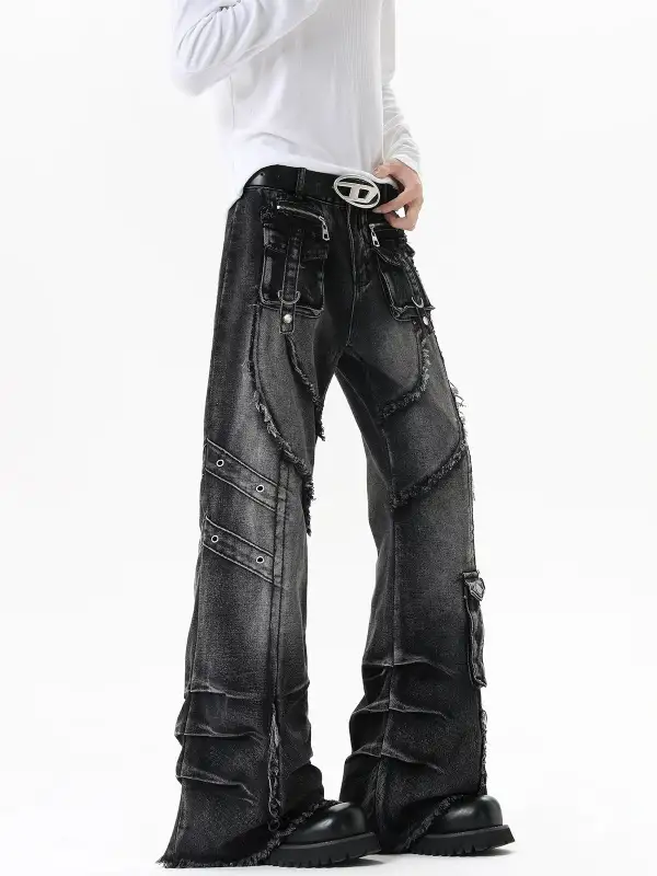 Utility Flare Jeans