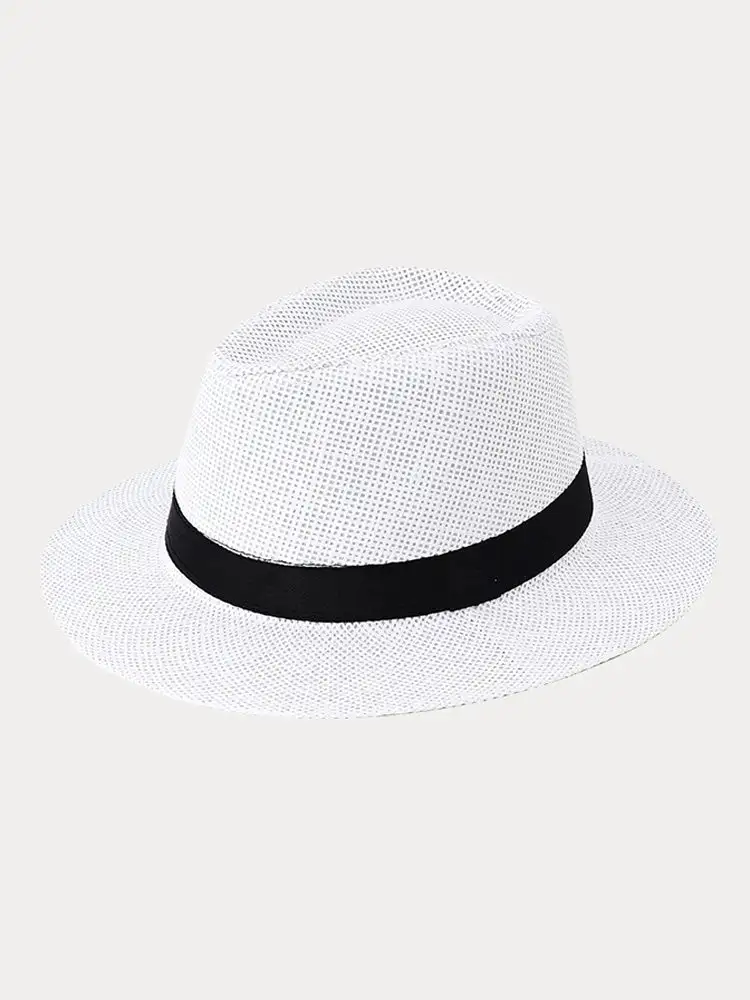 Unisex Structured Panama Straw Hat