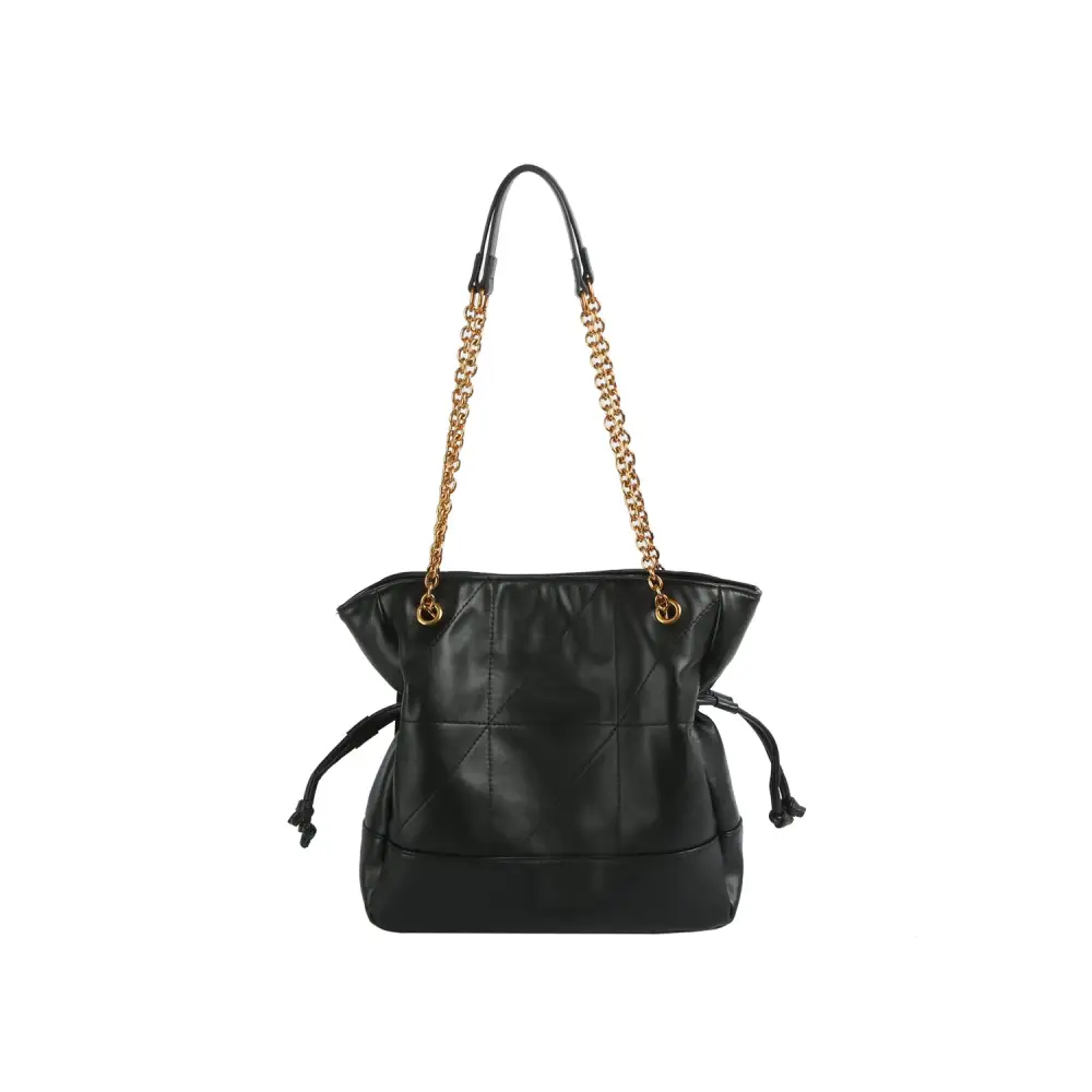 Chain Strap Drawstring Shoulder Bag