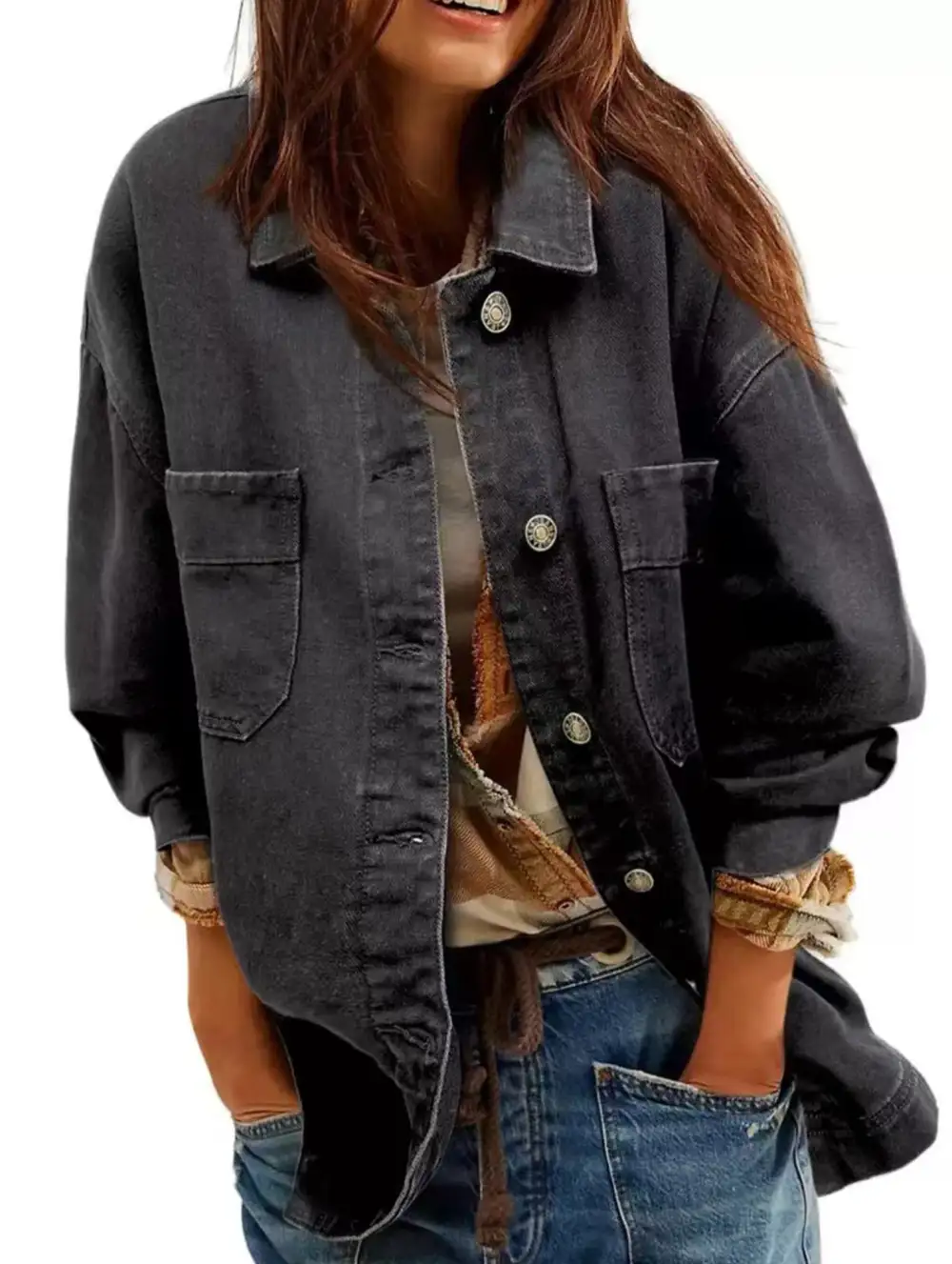 Button Down Denim Shirt