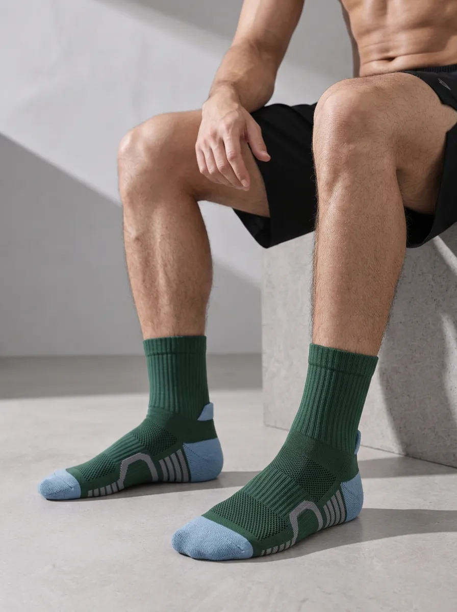 Men's Colorblock Athletic Socks