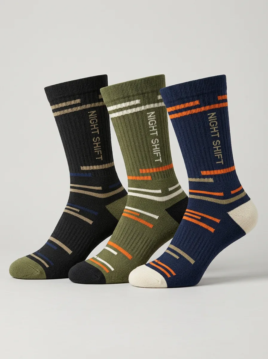 Patterned Everyday Casual Sock Set