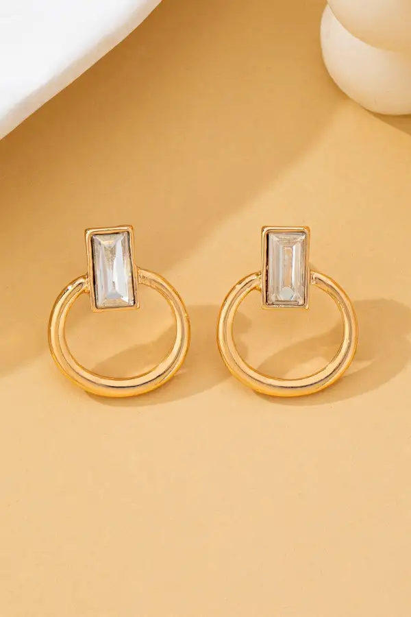 Crystal Cut Door nocker arrings