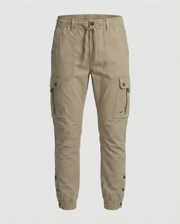 Flexible Cargo Pants Men