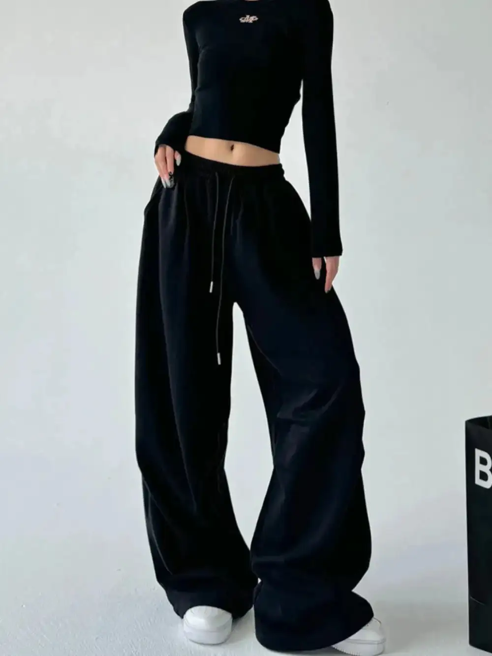 Wide Leg Modern Trousers