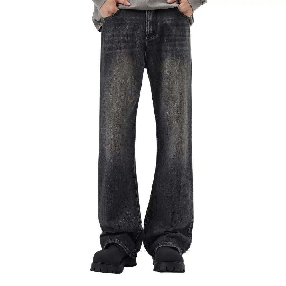 Modern Bootcut Whiskered Denim Jeans