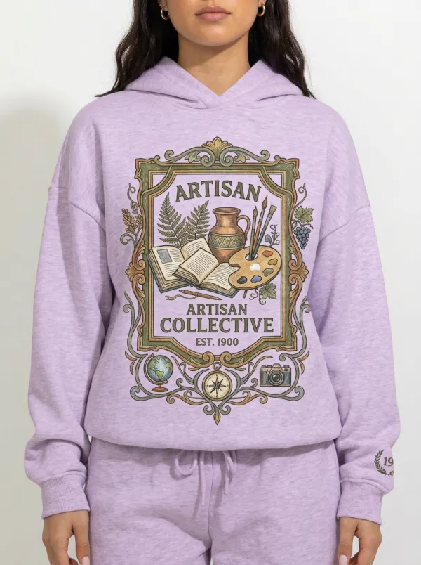 Women's Artisan Collective Creative Arts Graphic Hoodie