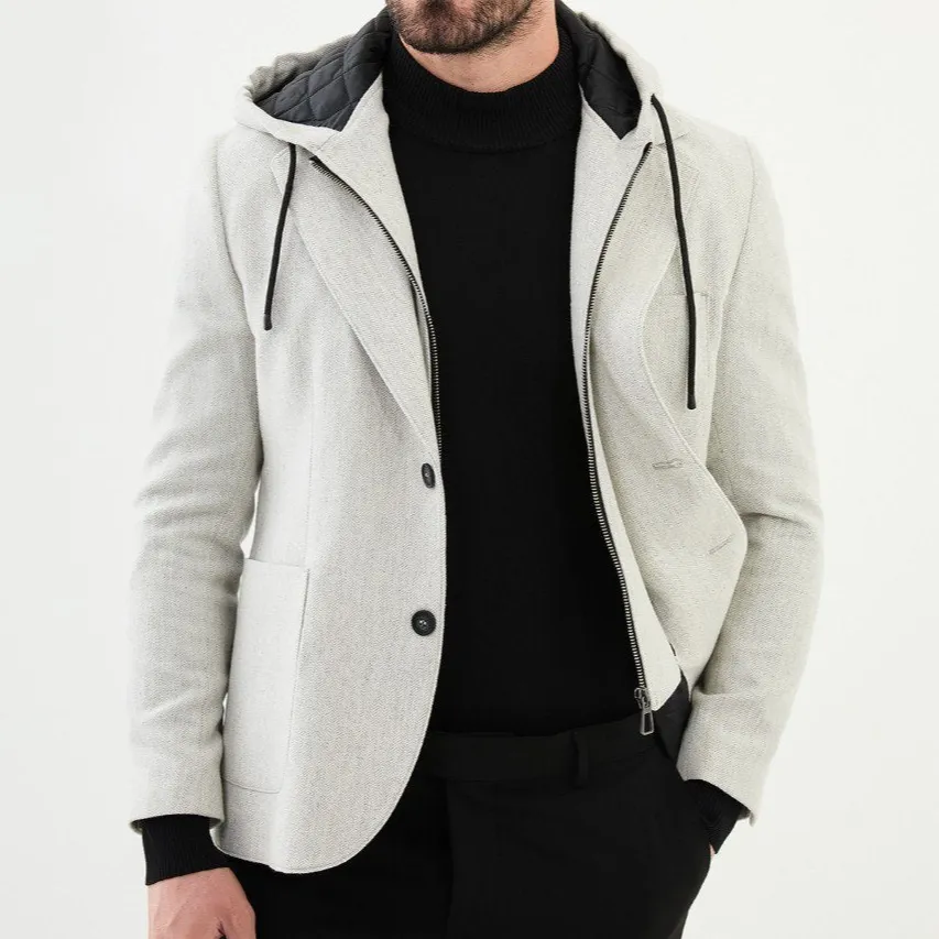 Classic Slim Fit Hood Blazer