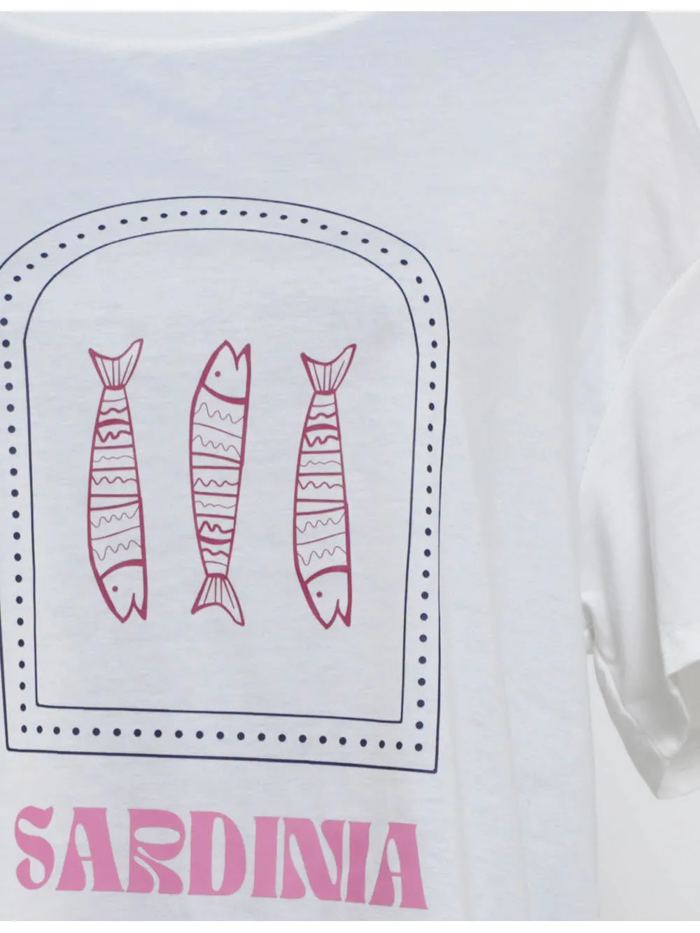 Chic Fish Graphic Pullover Short Sleeves T-shirt