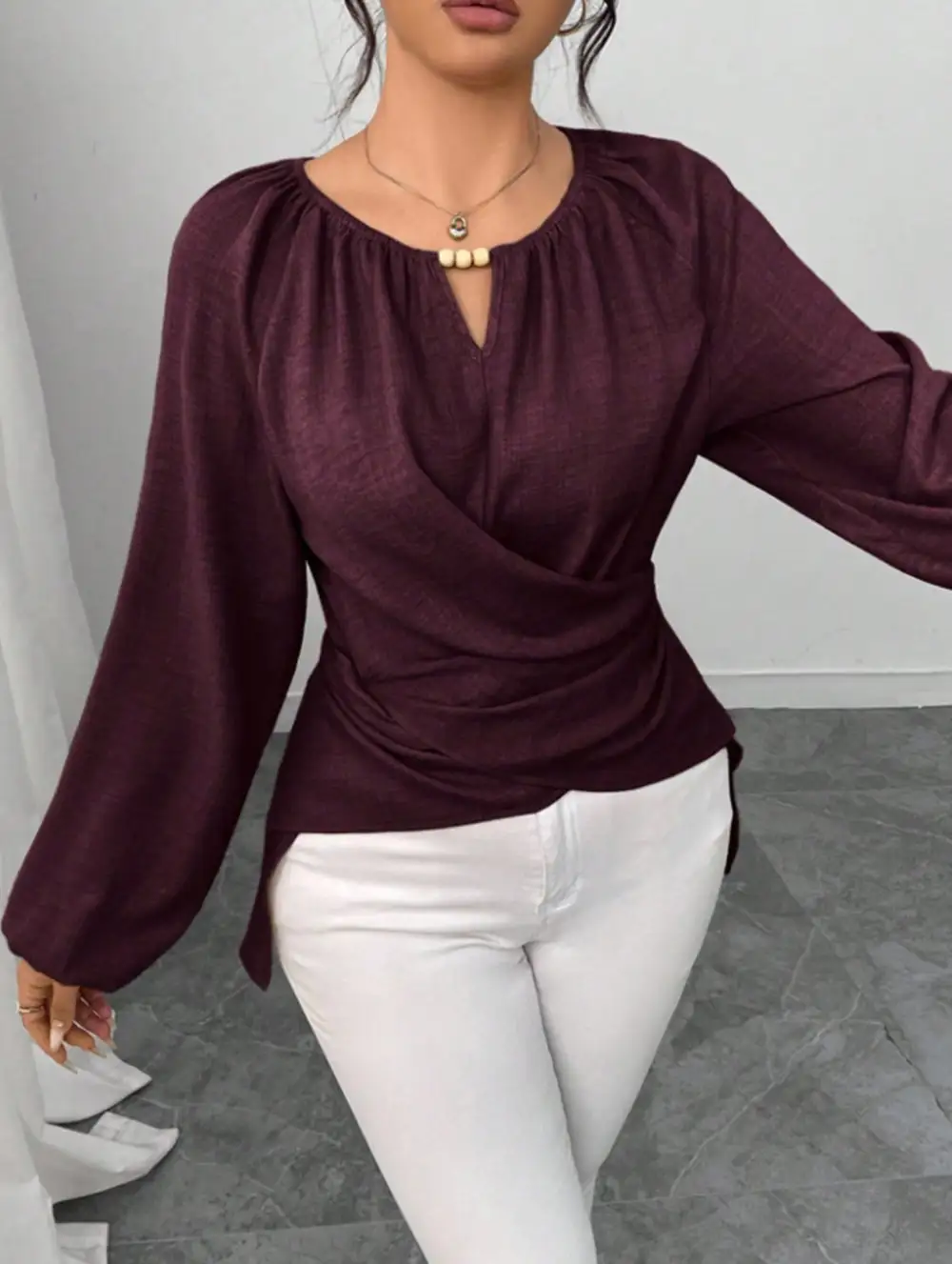 Lightweight Easy Drape Blouse