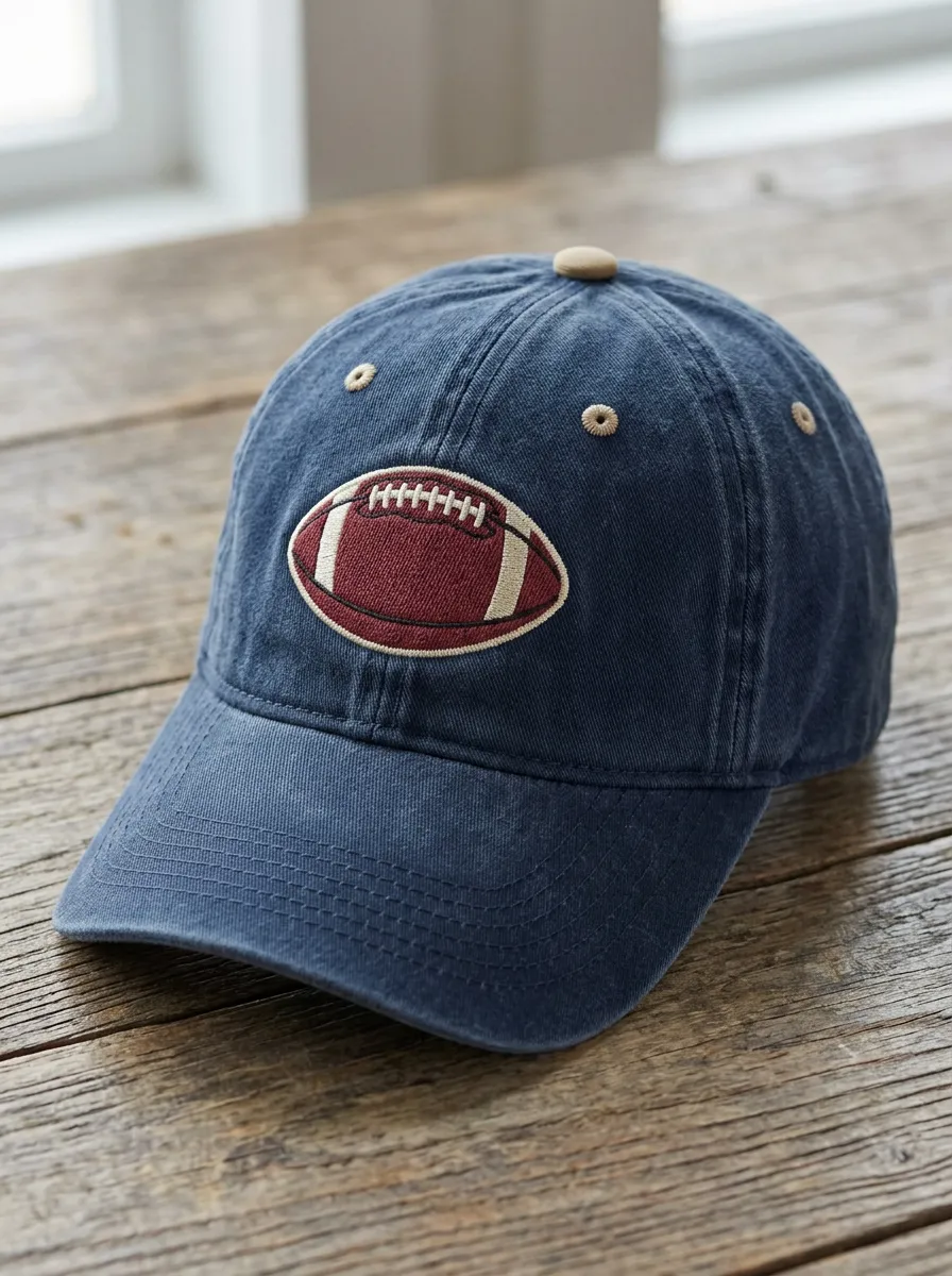 Men's Heritage American Football Fan Ball Embroidered Baseball Cap