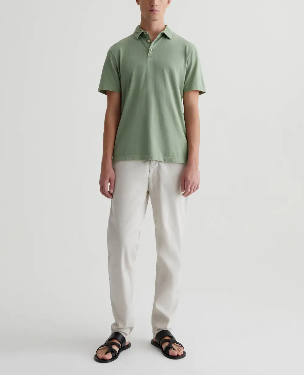 Men's Cotton Jersey Short Sleeve Polo Shirt