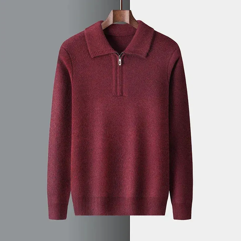 Half-Zip Knit Sweater