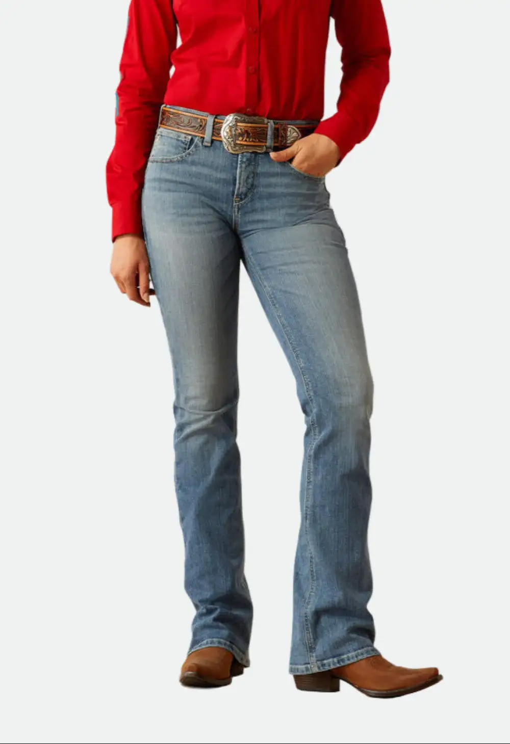 Women's Contemporary Bootcut High Rise Jeans