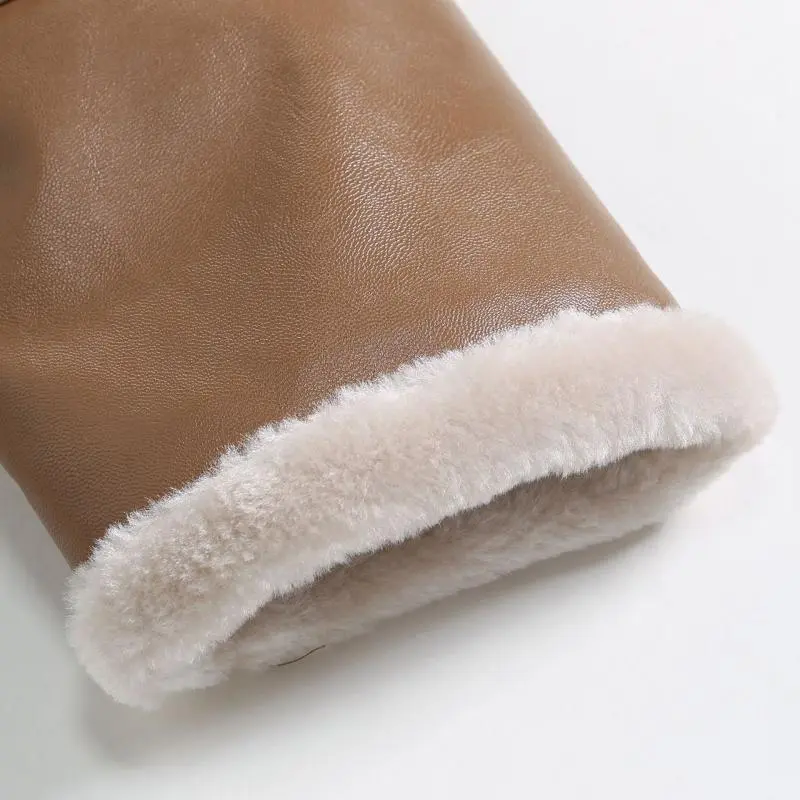 Tailored Zip Leather Jacket
