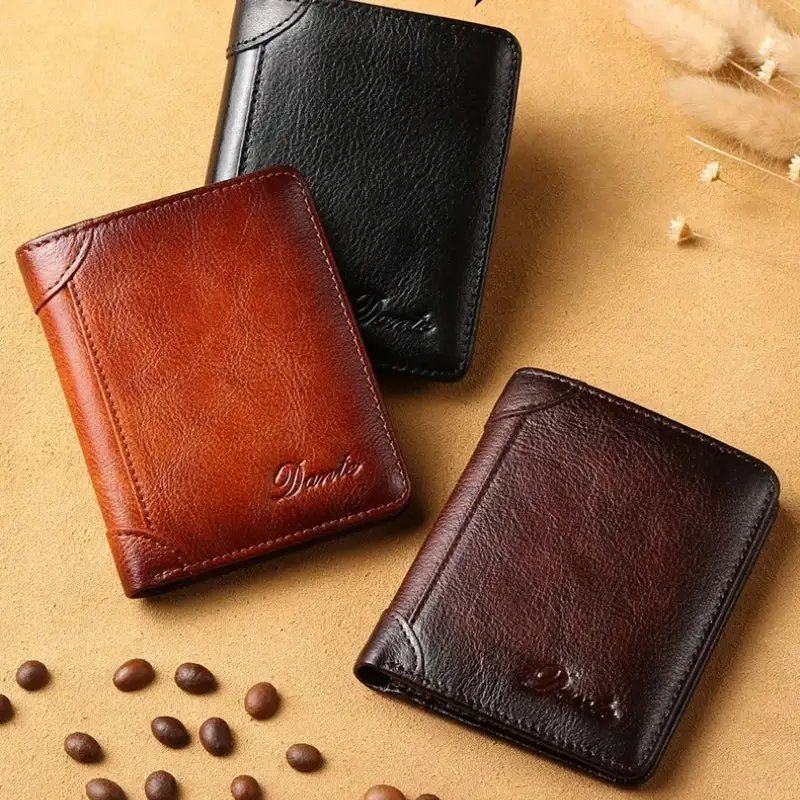 Refined Minimalist: Fold-Over Premium Leather Wallet