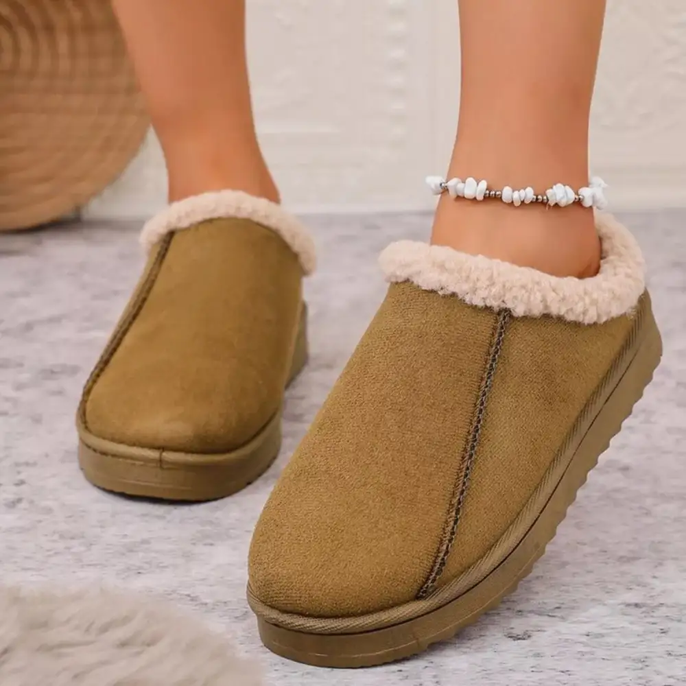 Cozy Plush Lined Clog Slippers