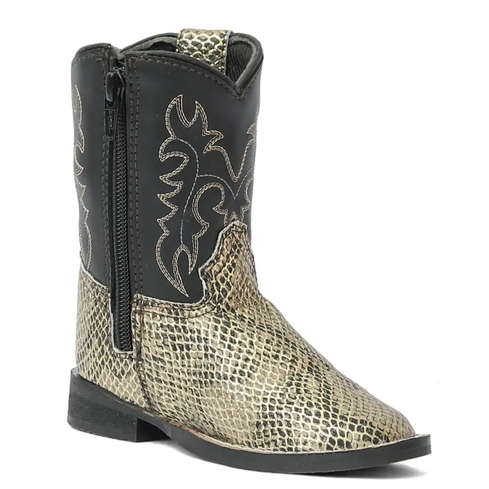 Everyday Men's Denim Boots With Panel