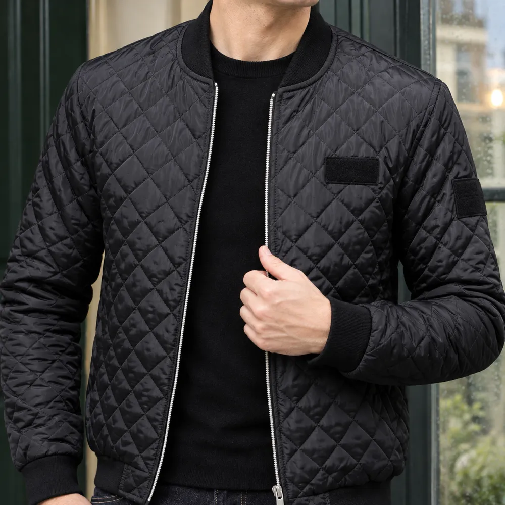 Quilted Cotton-Blend Jacket
