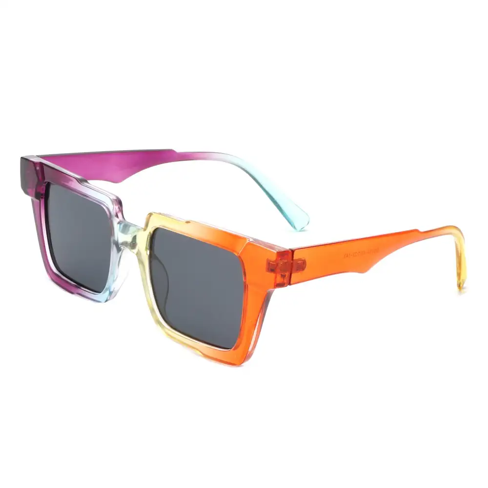 Square Flat Top Frame Sunglasses