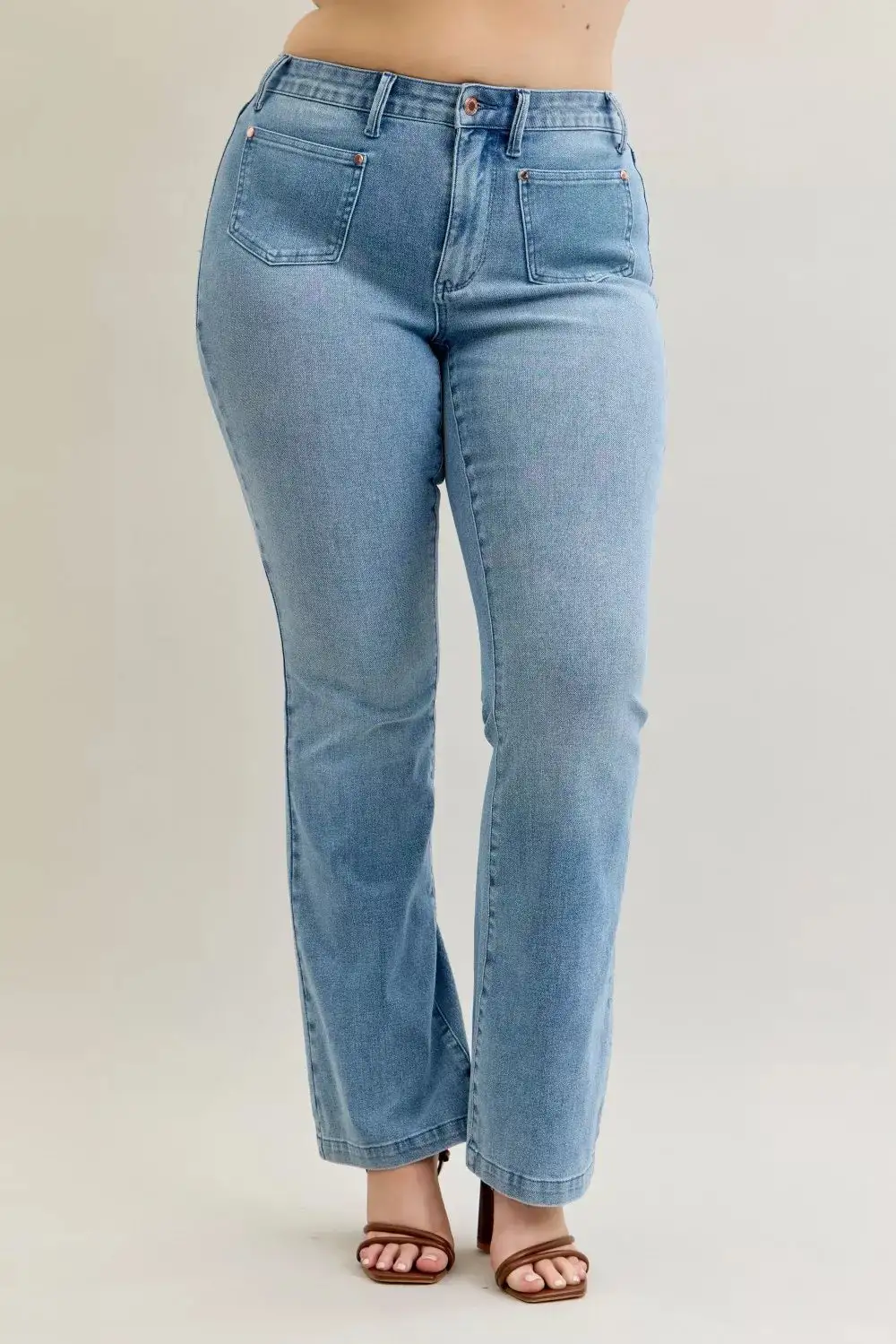 Mid Rise Bootcut Jeans