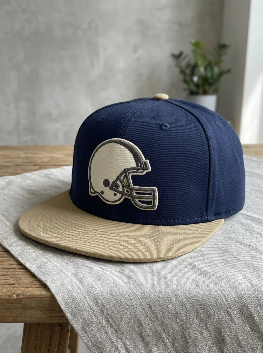 Unisex Sideline Football Fan Helmet Embroidered Snapback Cap
