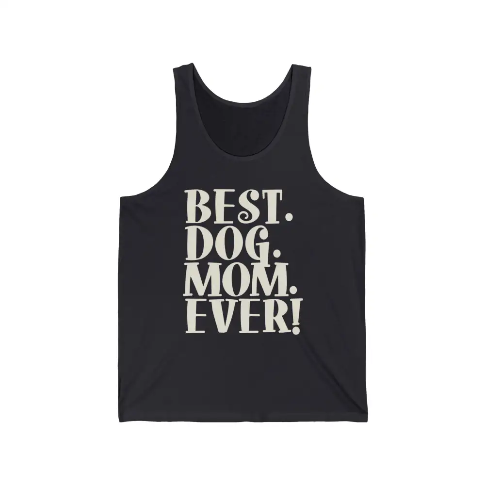 Dog Mom Text Tank Top