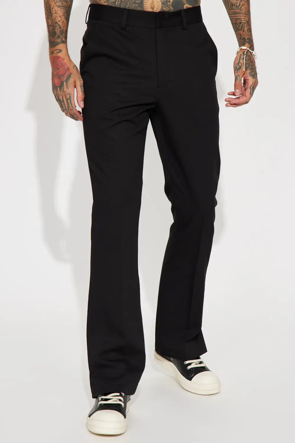 Casual Flare Slit Trouser