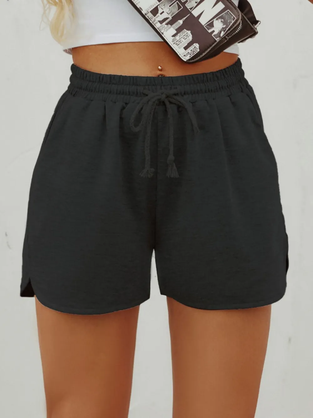 Drawstring Shorts Pocket