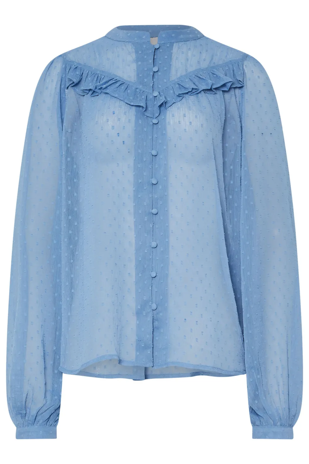 Dobby Spot Lace Shirt