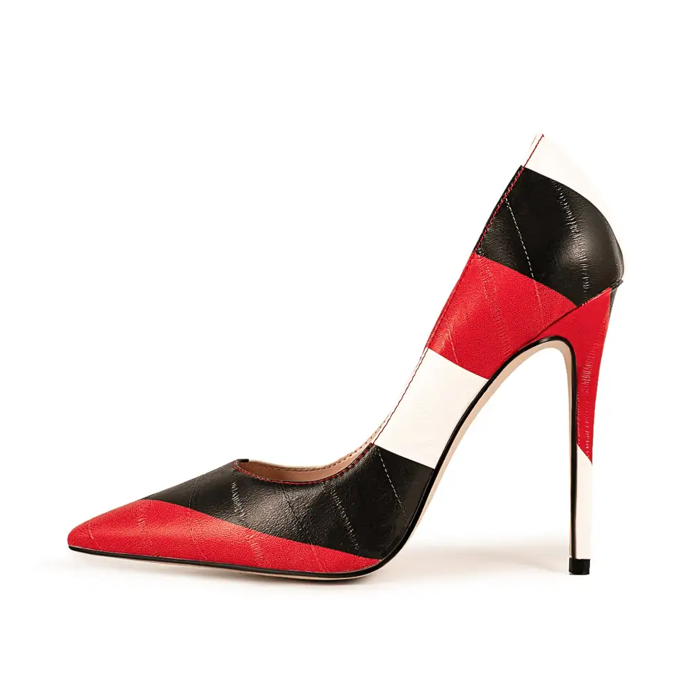 Classic Pointed Toe Stiletto Slip On Pumps