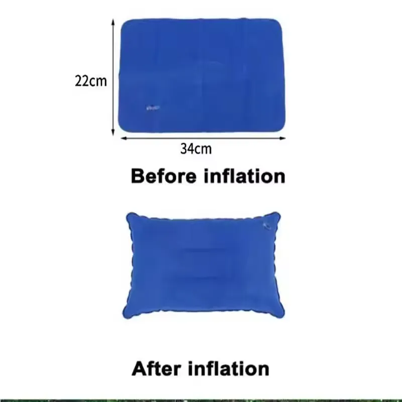 Portable Fold Inflatable Air Pillow Outdoor Travel Sleeping
