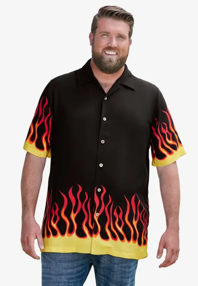 Printed Camp Shirt