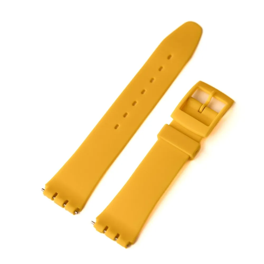 Classic Racing Leather Rubber Watch Strap