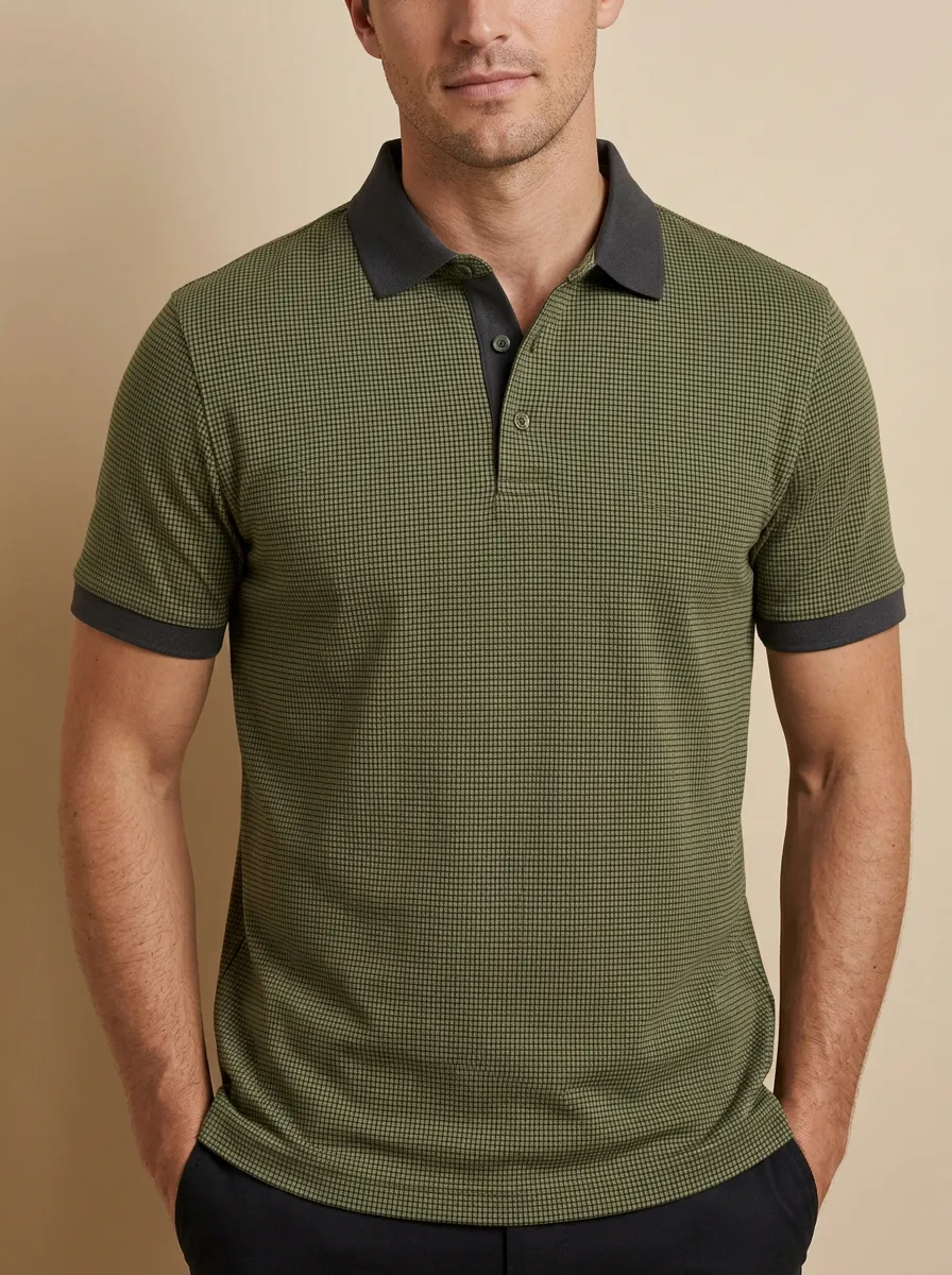 Outdoor-Inspired Classic Men's Polo Shirt