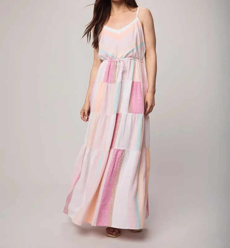 Draped Woven Comfort Dress