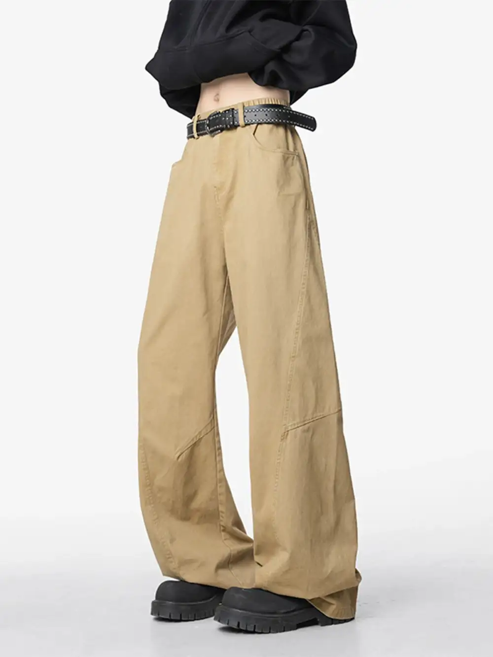 Workwear Ultra-Wide Faded Jeans