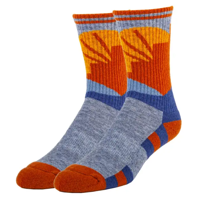 Wool Blend Everyday Pattern Crew Socks