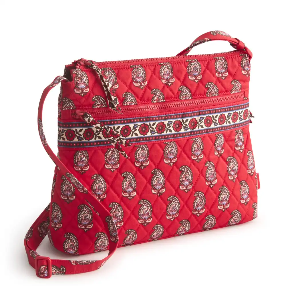 Everyday Utility Paisley Zip Crossbody Bag