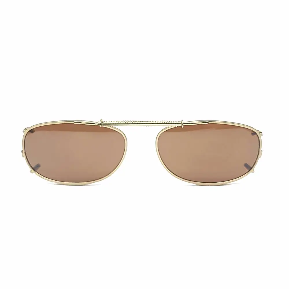 48mm Amber Lens Clip-On Sunglasses