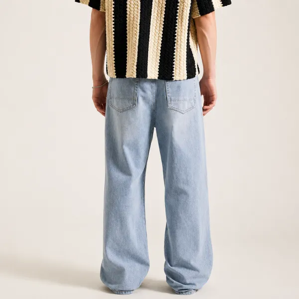 Washed Fade Denim Jeans