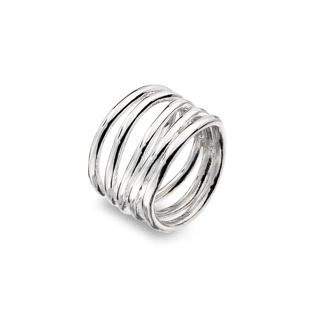 Ripple Wide Ring