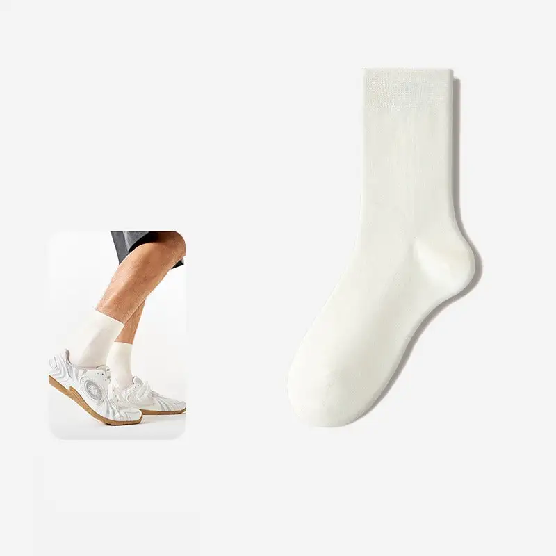 Pure Cotton Comfort Crew Socks