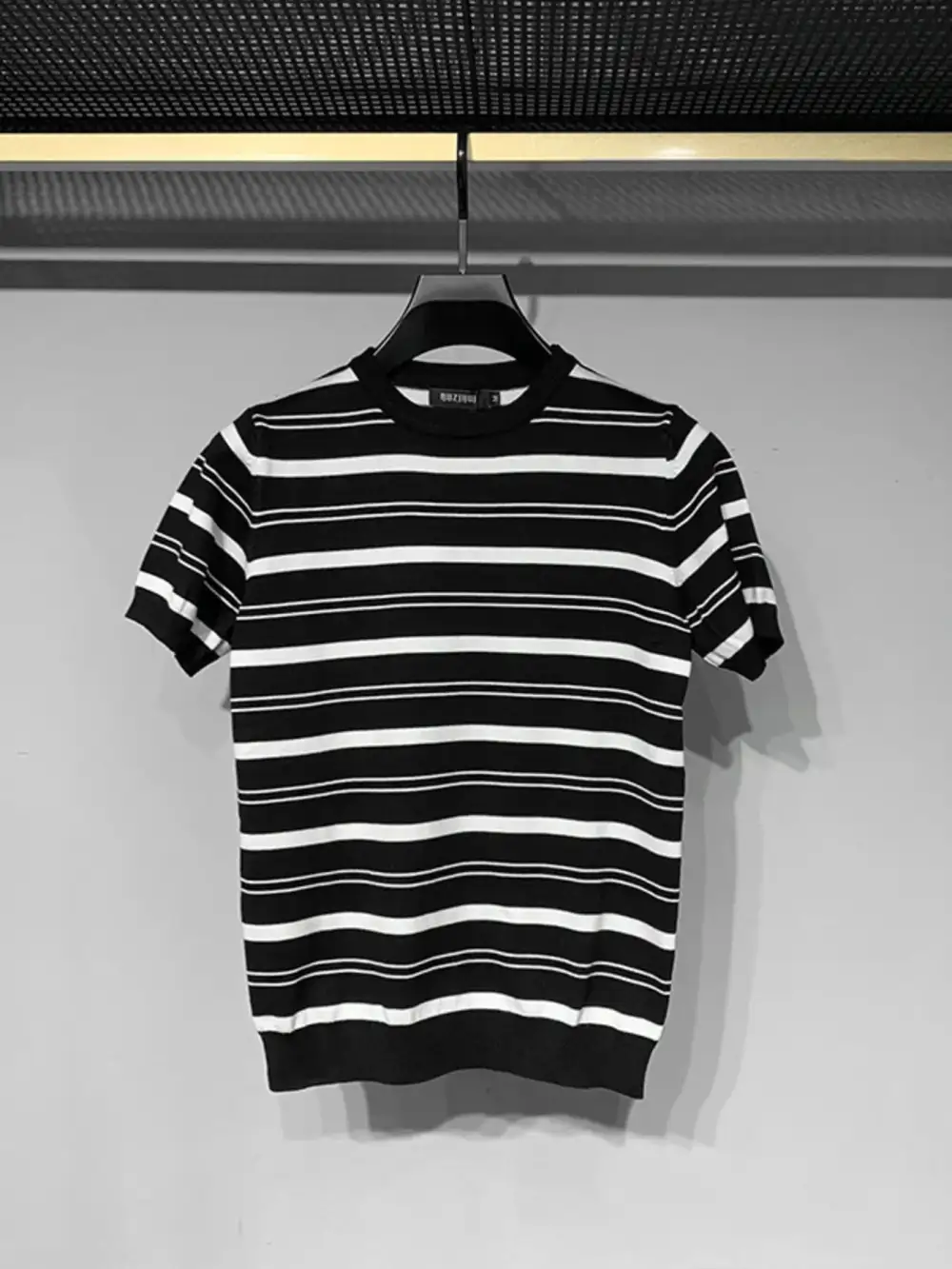 Everyday Striped Short Sleeve Crew Neck Tee