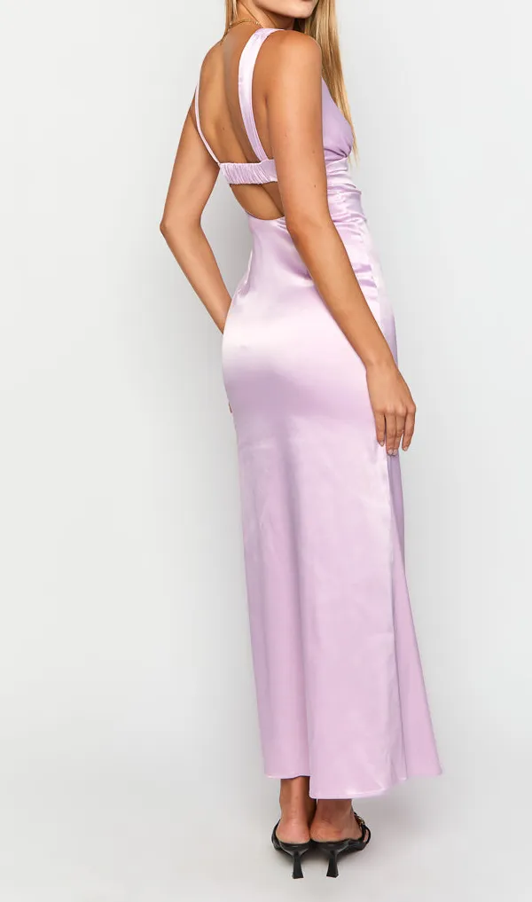 Soft Satin Maxi Dress