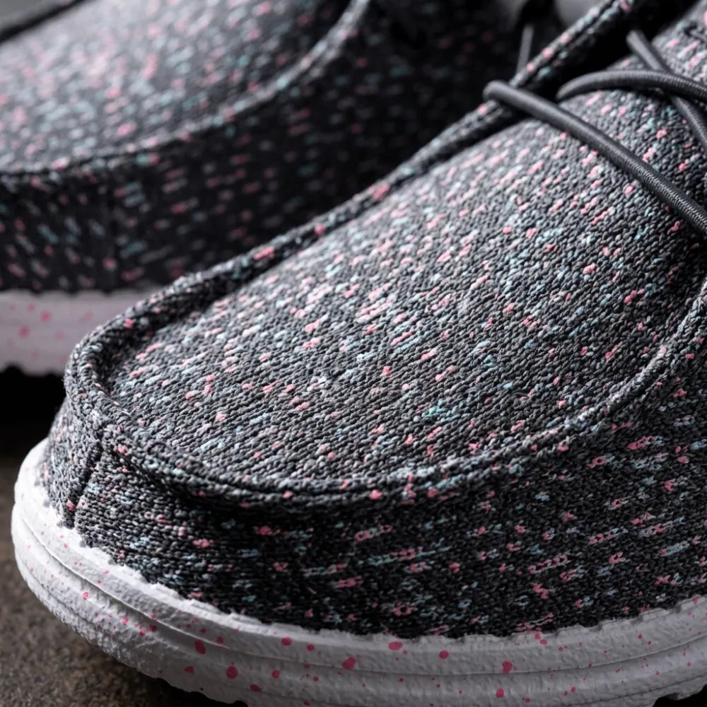 Wendy Stretch Speckle Mesh Lace Shoe