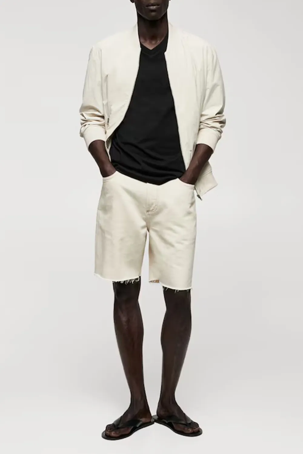 Regular Fit Cotton V-Neck T-shirt