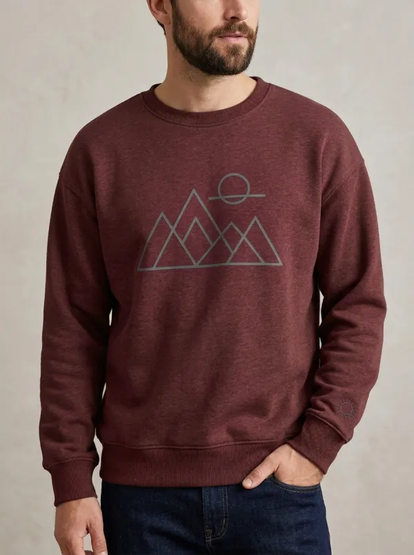 Men's Olive Green Sun Fleece Sweatshirt